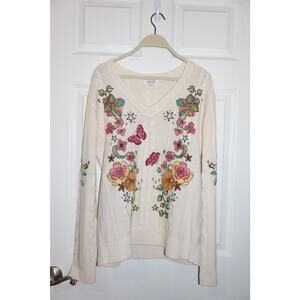 Wool and cashmere Johnny was sweater size medium in perfect condition